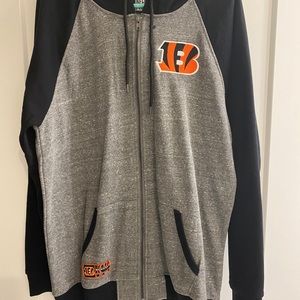 NFL Cincinnati Bengals Men’s Zip-Up, Size L